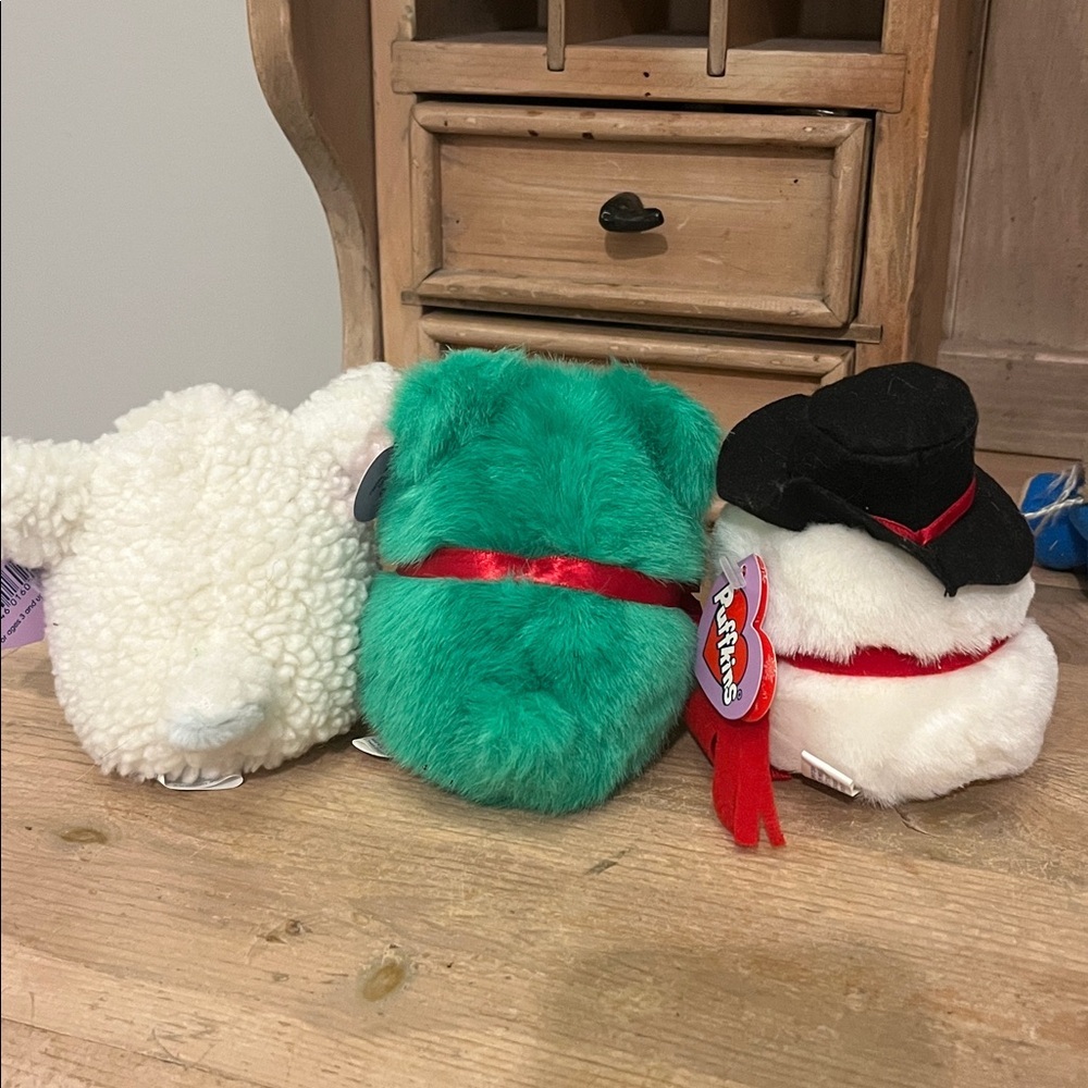 Lot of 6 Holiday Theme Puffkins Easter Christmas Fall Thanksgiving Turkey Lamb - Picture 9 of 9